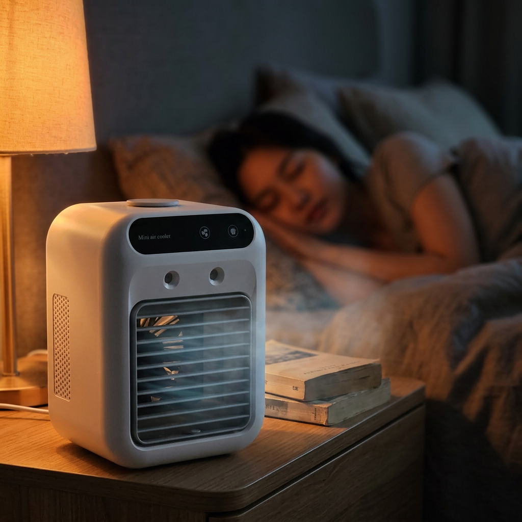 Customer using Frezoro Portable Cooling Fan 2